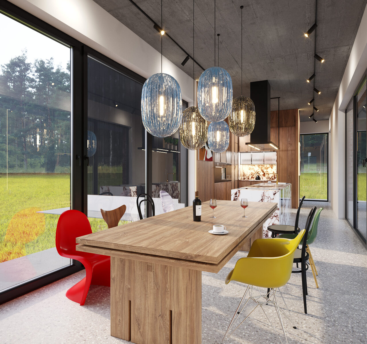 REYMONTA ver 2 - 1 - 0 salon kuchnia jadalnia